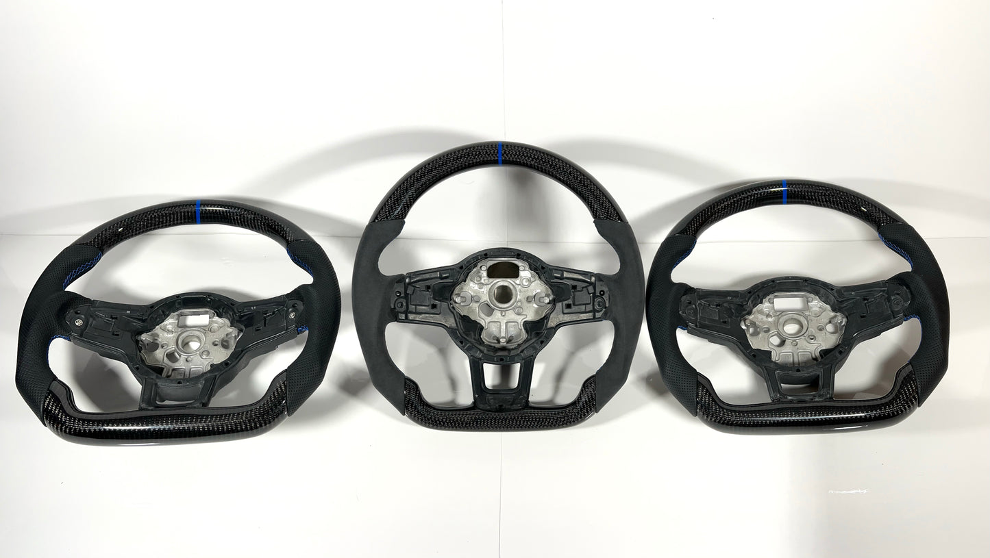 Volkswagen Golf Gti/R/GLI Mk7 Carbon steering wheel - JoFäB!
