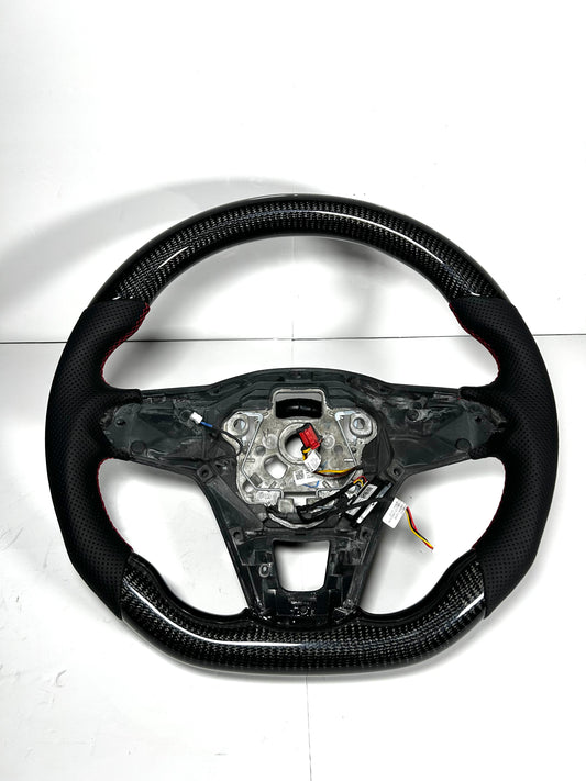 Volkswagen Golf GTI / R / GLI MK8 Carbon fiber steering wheel MANUAL